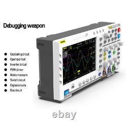 FNIRSI 1014D Digital Oscilloscope 7 TFT LCD Display Dual Channels 1GB Storages