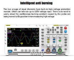 FNIRSI 1014D Digital Oscilloscope 7 TFT LCD Display Dual Channels 1GB Storages