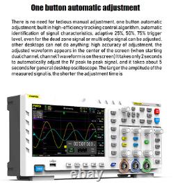 FNIRSI 1014D Digital Oscilloscope 7 TFT LCD Display Dual Channels 1GB Storages