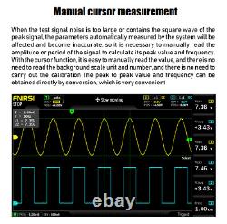 FNIRSI 1014D Digital Oscilloscope 7 TFT LCD Display Dual Channels 1GB Storages