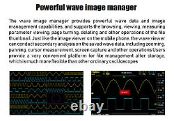 FNIRSI 1014D Digital Oscilloscope 7 TFT LCD Display Dual Channels 1GB Storages