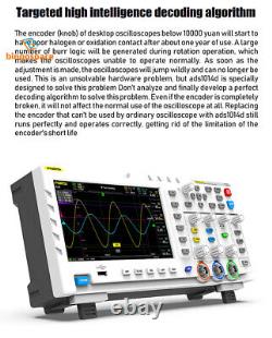 FNIRSI-1014D Digital Storage Oscilloscope Signal Generator 100MHz 7 TFT LCD 2CH