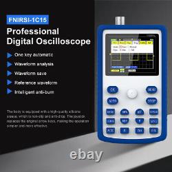 FNIRSI-1C15 Digital Storage Oscilloscope 110MHz Bandwidth 500MS/s Handheld