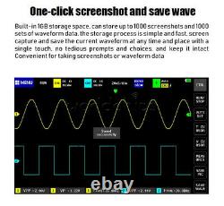 FNIRSI Digital Storage Oscilloscope 1013D 7 inch 2CH 100MHz Bandwidth 1GS