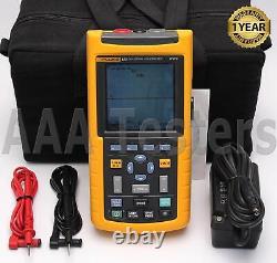 Fluke 123 Industrial ScopeMeter 20MHz HandHeld Oscilloscope Scope Meter 123/003