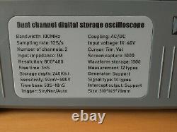 Fnirsi -1014D 7 LCD 2 Channel Signal Generator Digital Storage Oscilloscope