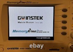 GWInstek GDS-1102A Digital Storage Oscilloscope 100Mhz 1G S/S 2M Memory Built In