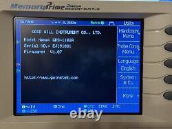 GWInstek GDS-1102A Digital Storage Oscilloscope 100Mhz 1G S/S 2M Memory Built In