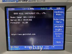 GWInstek GDS-1102A-U Digital Storage Oscilloscope 100Mhz 1G Sa/S