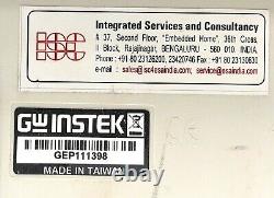 GW INSTEK GDS-1102A-U Digital Storage Oscilloscope 100MHz