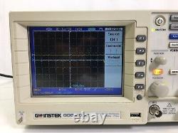 GW Instek GDS-2062 Digital Storage Oscilloscope 60MHz 1G Sa/s 2-Ch #7256