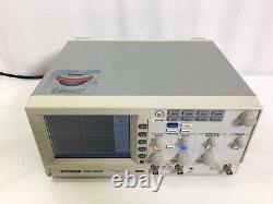 GW Instek GDS-2062 Digital Storage Oscilloscope 60MHz 1G Sa/s 2-Ch #7256