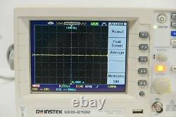 GW Instek GDS-2102 100MHz 1GSa/s Digital Storage Oscilloscope with USB Interface