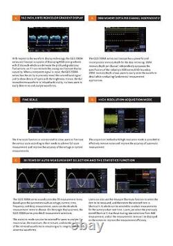 GW Instek GDS-3352A Oscilloscope 350MHz 5GSa/s 2CHs Digital Storage Oscilloscope