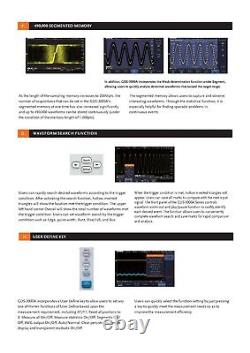 GW Instek GDS-3352A Oscilloscope 350MHz 5GSa/s 2CHs Digital Storage Oscilloscope