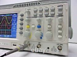 Gw Instek Gds-1052-u, Digital Storage Oscilloscope 50 Mhz, 2 Ch, Color, Usb Prob