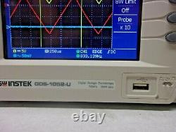 Gw Instek Gds-1052-u, Digital Storage Oscilloscope 50 Mhz, 2 Ch, Color, Usb Prob