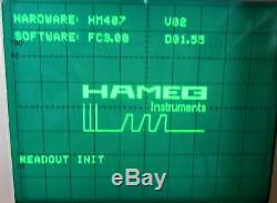 HAMEG HM407 40MHz Digital Analog Scope UniversalOszilloskop Storage Oscilloscope