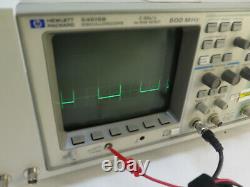 HP Agilent 54616B 2-Channel 500MHz Oscilloscope with 54657A Storage Module