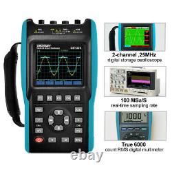Handheld Digital Storage Oscilloscope Digital Multimeter 2 in 1 DMM 25MHz