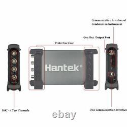 Hantek 6104BD 100MHz 4CH PC 1GSa/s USB Digital Storage Oscilloscope Generator