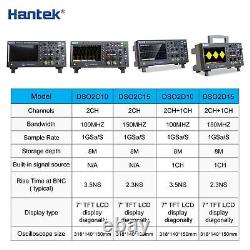 Hantek DSO2000 Series USB Digital Storage Oscilloscope 2CH 1GSa/s 100MHz/150MHz