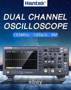 Hantek DSO2C10 2D10 Oscilloscope 2 Channel Digital Storage 1Gsa/s +Generater Neu