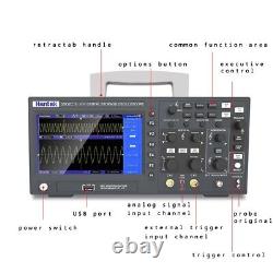 Hantek DSO2D10 2CH 100MHz 1GSa/S Digital Oscilloscope + 1CH AWG Signal Generator