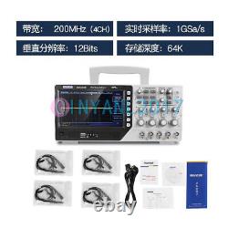 Hantek DSO4204B Digital Storage Bench Type Oscilloscope 64K 4CH 200 MHz 1GS/s