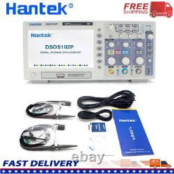 Hantek DSO5102P Digital Storage Oscilloscope Portable USB 2 CH 100MHz 1GSa/s 40K