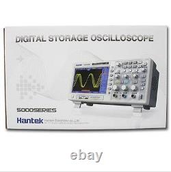 Hantek DSO5202P Digital Oscilloscope 200MHz 2Channels 1GSa/s 7'' TFT 800x480 USB