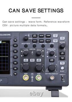 Hantek Oscilloscope DSO2C10 2D10 2 Channel Digital Storage 1Gsa/s + Generater