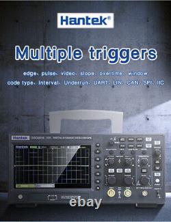 Hantek Oscilloscope DSO2C10 2D10 2 Channel Digital Storage 1Gsa/s + Generater