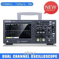 Hantek Oscilloscope DSO2C10 2D10 2 Channel Digital Storage 1Gsa/s +Generater UK