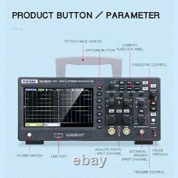 Hantek Oscilloscope DSO2C10 2D10 2 Channel Digital Storage 1Gsa/s +Generater UK