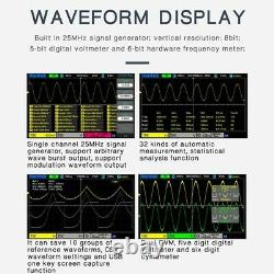 Hantek Oscilloscope DSO2C10 2D10 2 Channel Digital Storage 1Gsa/s +Generater UK