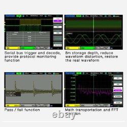 Hantek Oscilloscope DSO2C10 2D10 2 Channel Digital Storage 1Gsa/s +Generater UK