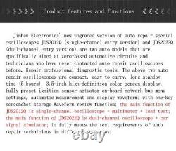 Jinhan Car Diagnostic Oscilloscope Digital Multimeter Load Test 1Ch