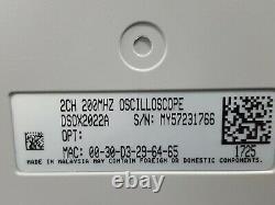 Keysight DSOX2022A InfiniiVision Digital Storage Oscilloscope 200MHz 2GSa/s (Q)