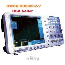 Memory Digital Storage Oscilloscope Owon SDS6062-V 60MHz 2Ch 8 +VGA+Battery