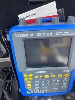 Metrix AMEC OX 7104 SCOPIX III 4 Isolated Ch Digital Storage Oscilloscope 100MHz