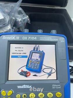 Metrix AMEC OX 7104 SCOPIX III 4 Isolated Ch Digital Storage Oscilloscope