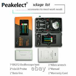 Mini ARM DSO212 DS212 Digital Storage Oscilloscope Portable Handheld 10MSa 1MHz