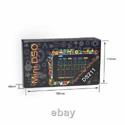 Mini DSO Portable DS211 ARM DSO Digital Storage Oscilloscope Tool 1MSa/s 200kHz