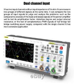 NEW 1014D 7In Digital Oscilloscope Signal Generator 100MHz 2 1GSa/s Sampling