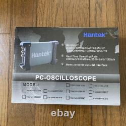 New Hantek 6204BC Portable Digital Storage Oscilloscope PC USB 4CH 200MHz