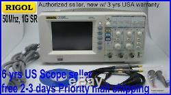 New RIGOL Portable Digital Storage Oscilloscope DS1052E USA Warranty