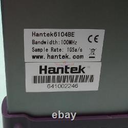 ONE Hantek 6104BE 4CH Portable Oscilloscopes Digital Storage Virtual 100MHz NEW