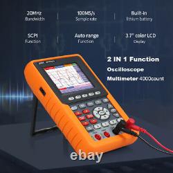 OWON HDS1022M-N Digital Oscilloscope 20MHz 2CH 100MS/s + Digital Multimeter DMM