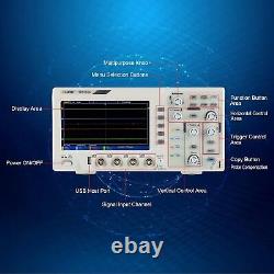 OWON SDS1104 Digital Oscilloscope 100MHz 4CH Sample Rate 1GS/s Portable MINT